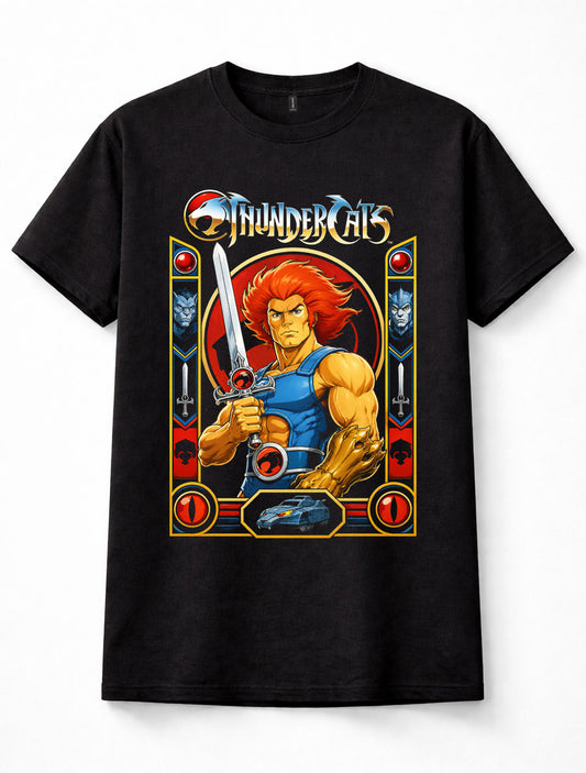 ThunderCats Lion-O Sword of Omens 80s Cartoon Black Unisex T-Shirt