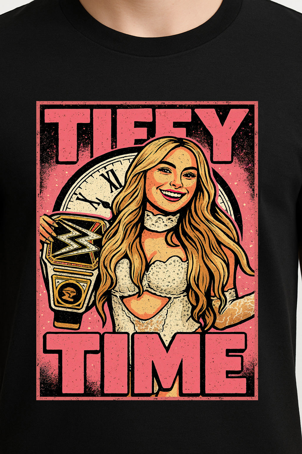 Tiffany Stratton T-Shirt Tiffy Time Glam Style WWE Unisex Black Graphic Tee