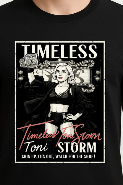 Timeless Toni Storm Retro Wrestling Unisex T-Shirt Vintage Champion Graphic Tee