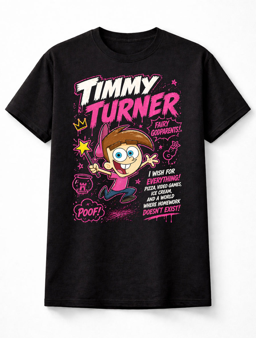 Timmy Turner Fairly OddParents Cartoon Funny Kids Unisex T-Shirt