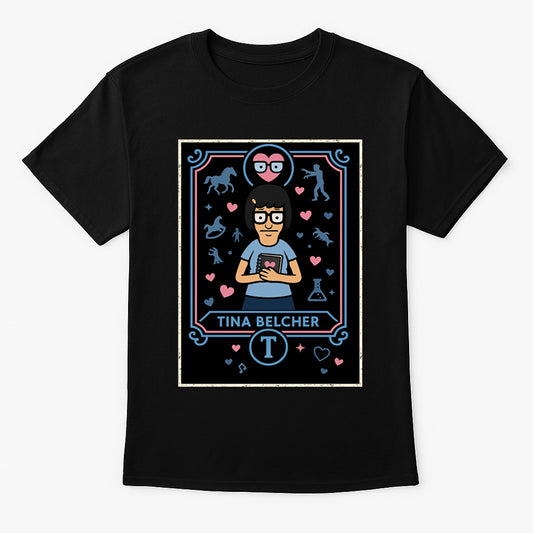 Tina Belcher Retro Cartoon Unisex T-Shirt Bob’s Burgers Character Tee