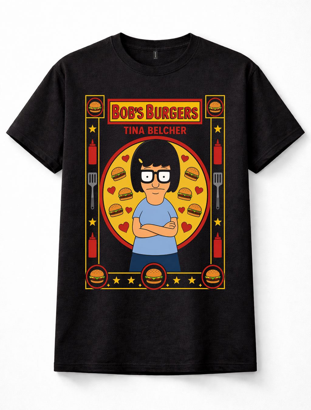 Bob's Burgers Tina Belcher Cartoon Comedy Graphic Unisex T-Shirt