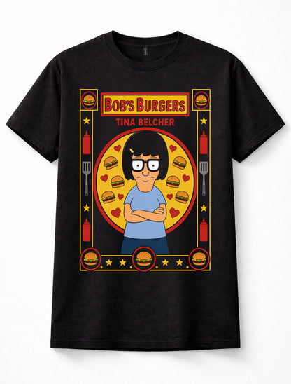 Bob's Burgers Tina Belcher Cartoon Comedy Graphic Unisex T-Shirt