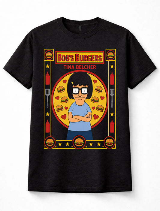 Bob's Burgers Tina Belcher Cartoon Comedy Graphic Unisex T-Shirt
