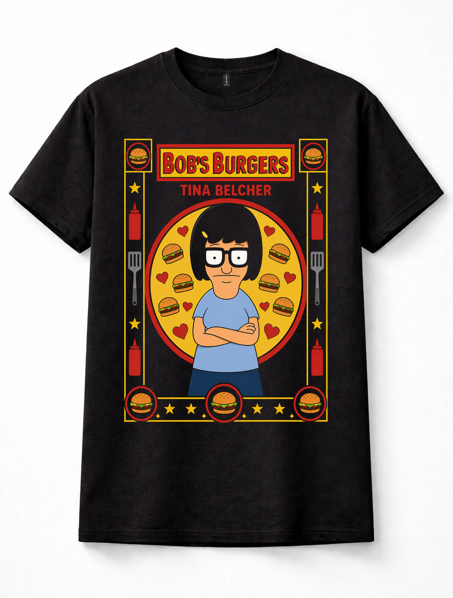 Bob's Burgers Tina Belcher Cartoon Comedy Graphic Unisex T-Shirt
