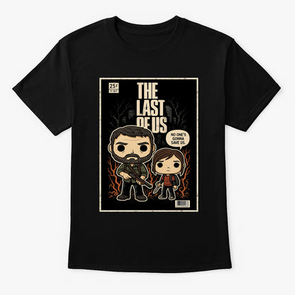 The Last of Us Unisex Comic T-Shirt – Post-Apocalyptic Survival Heroic Duo Tee