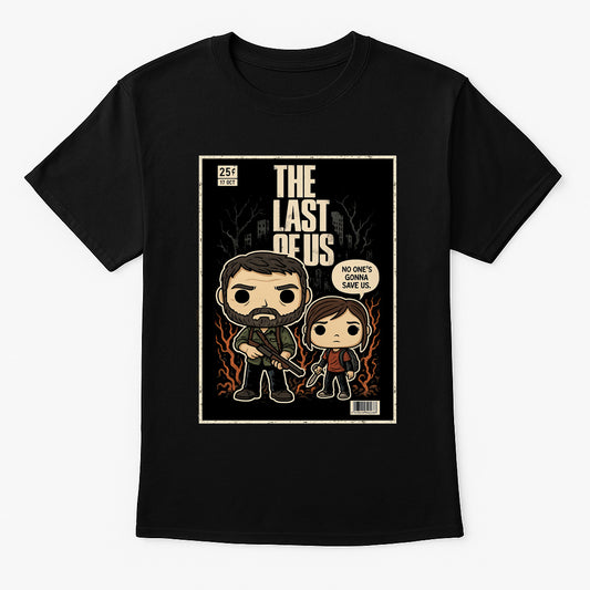 The Last of Us Unisex Comic T-Shirt – Post-Apocalyptic Survival Heroic Duo Tee