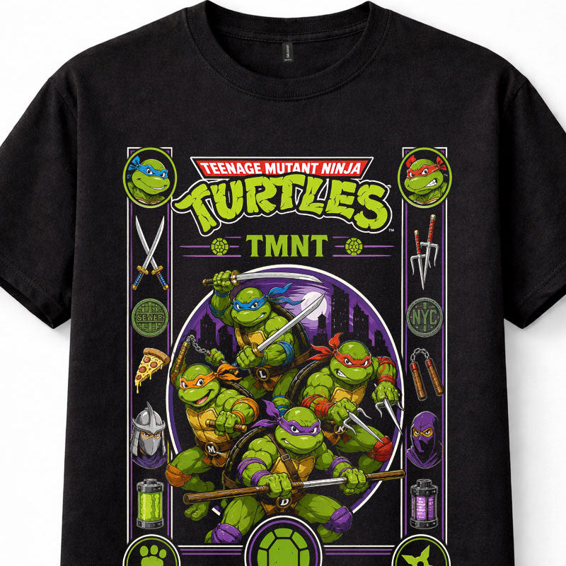 Teenage Mutant Ninja Turtles TMNT Cartoon Heroes Unisex T-Shirt