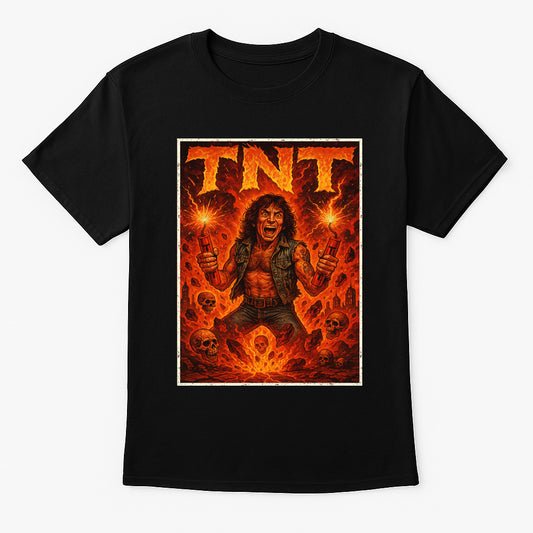 AC/DC TNT Unisex T-Shirt Classic Rock Heavy Metal Band Tee
