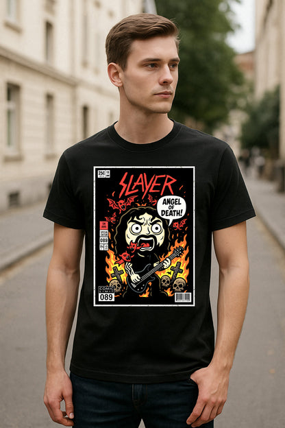 Slayer Tom Araya Thrash Metal Funko Pop Style Unisex T-Shirt