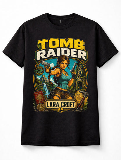 Tomb Raider Lara Croft Adventure Gaming Graphic Unisex T-Shirt
