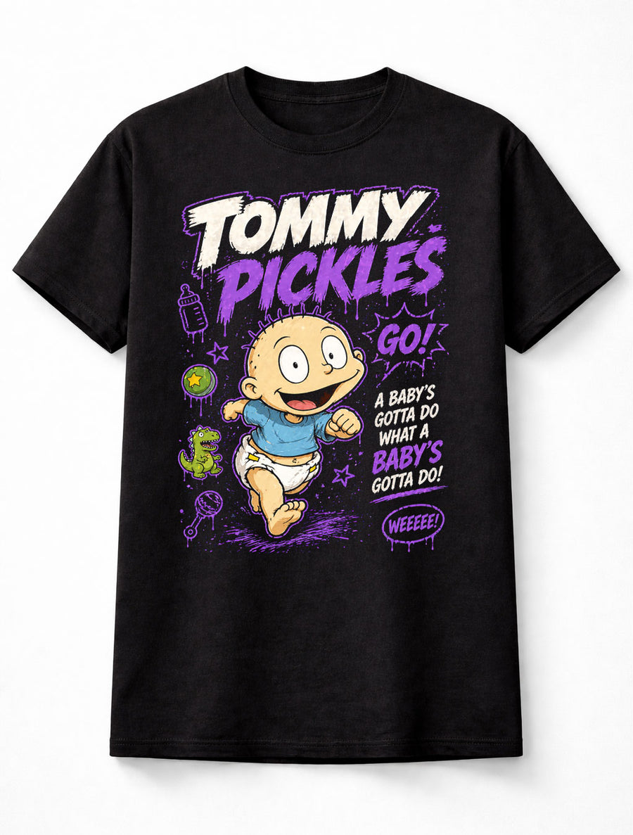 Tommy Pickles Rugrats A Babys Gotta Do Cartoon Unisex T-Shirt
