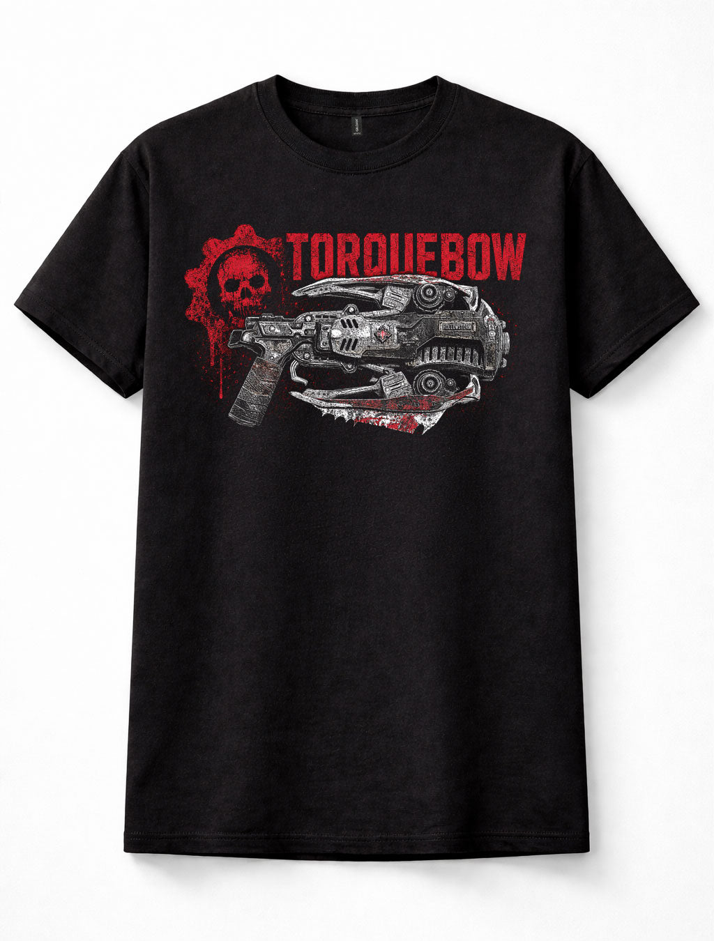 Gears of War Torque Bow COG Skull Gaming Black Unisex T-Shirt