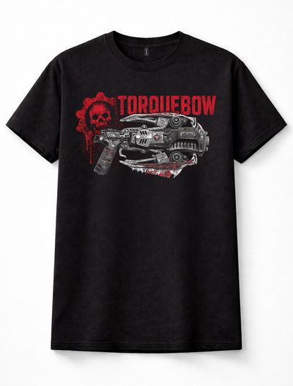 Gears of War Torque Bow COG Skull Gaming Black Unisex T-Shirt