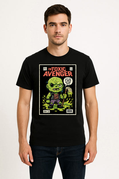 The Toxic Avenger Retro Comic Book T-Shirt – Cult Classic Superhero Horror Graphic Tee