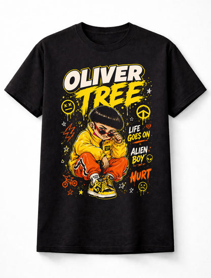 Oliver Tree Alien Boy Life Goes On Hurt Music Fan Unisex T-Shirt