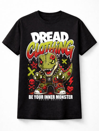 T-Rex Dinosaur Punk Horror Monster Graphic Unisex T-Shirt