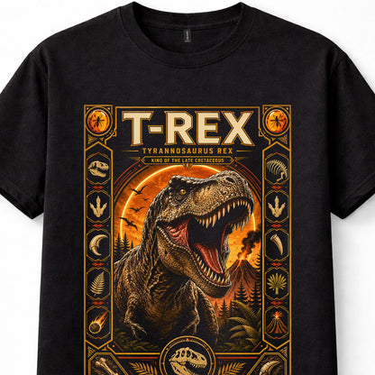 T-Rex Tyrannosaurus Rex Dinosaur Fossil Graphic Unisex T-Shirt
