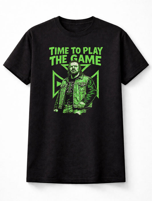 Triple H “Time to Play the Game” Green Graphic Adults & Kids Unisex T-Shirt