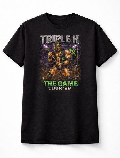Triple H “The Game” “The Cerebral Assassin” Tour ’98 Adults & Kids Unisex T-Shirt
