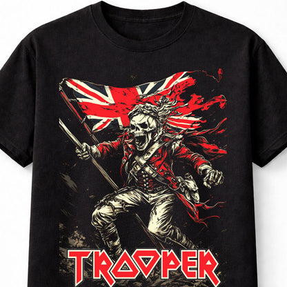 Iron Maiden The Trooper Eddie Union Jack Heavy Metal Rock Band Unisex T-Shirt
