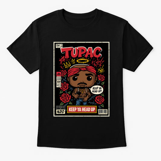 Tupac All Eyez On Me Hip Hop Funko Pop Style Unisex T-Shirt