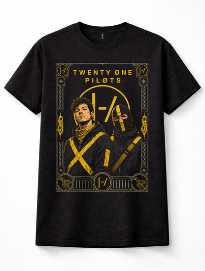 Twenty One Pilots Tyler Joseph Josh Dun Band Graphic Unisex T-Shirt