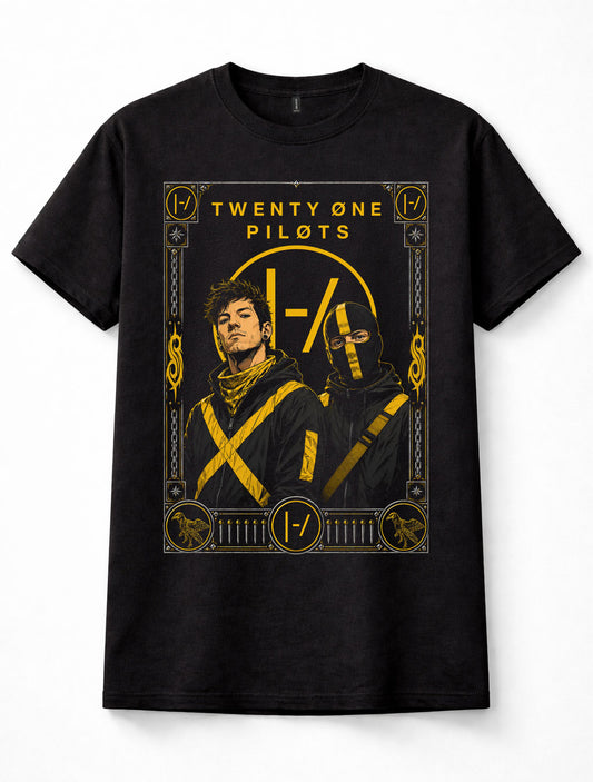 Twenty One Pilots Tyler Joseph Josh Dun Band Graphic Unisex T-Shirt