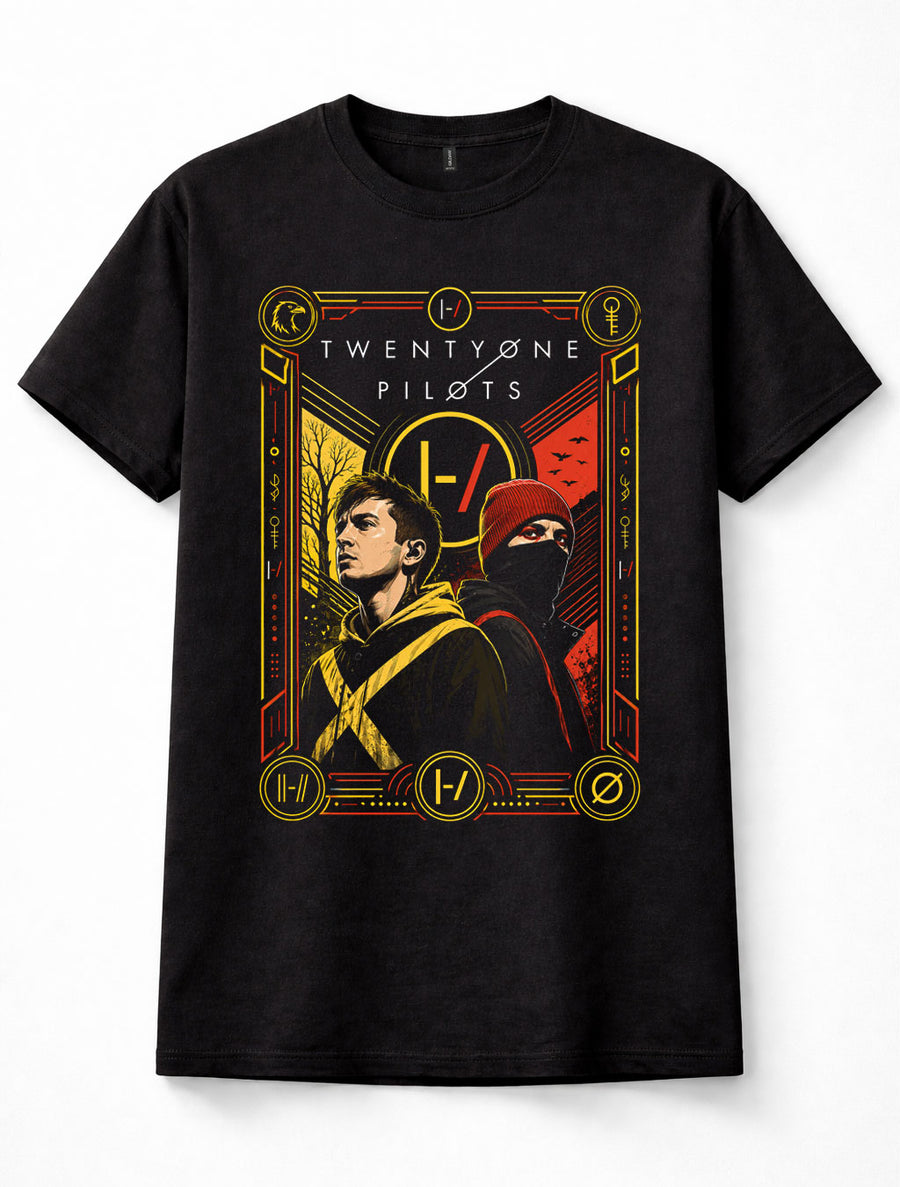Twenty One Pilots Alternative Rock Music Black Unisex T-Shirt
