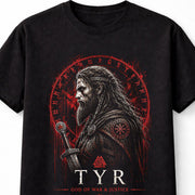 Tyr Norse God Of War Viking Runes Mythology Unisex T-Shirt