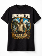 Uncharted Nathan Drake Treasure Hunter Adventure Gamer Unisex T-Shirt