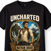 Uncharted Nathan Drake Treasure Hunter Adventure Gamer Unisex T-Shirt