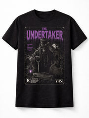The Undertaker Skeleton Graveyard Horror VHS Gothic Unisex T-Shirt