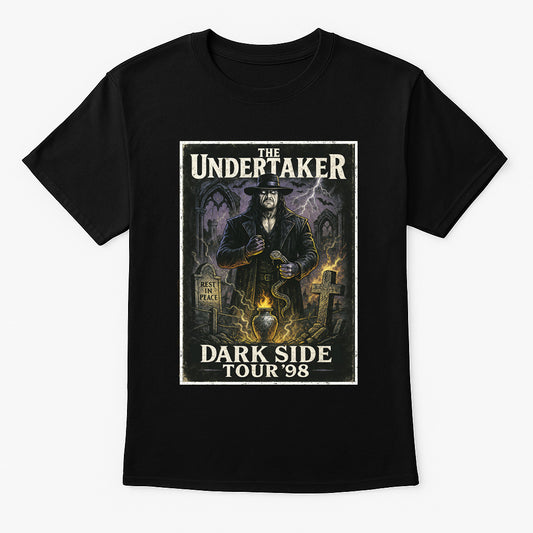 The Undertaker Tour Unisex T-Shirt – Deadman Walkin” Retro Wrestling Attitude Era