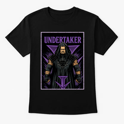 The Undertaker T-Shirt Undertaker Icon Gothic Unisex Black Graphic Tee