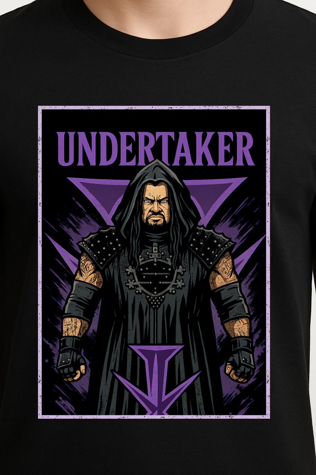 The Undertaker T-Shirt Undertaker Icon Gothic Unisex Black Graphic Tee