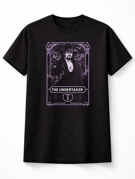 The Undertaker WWE T-Shirt Gothic Wrestling Unisex Black Graphic Tee