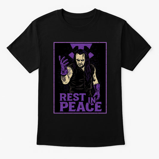 The Undertaker Rest In Peace Retro Wrestling Unisex T-Shirt Deadman Tee