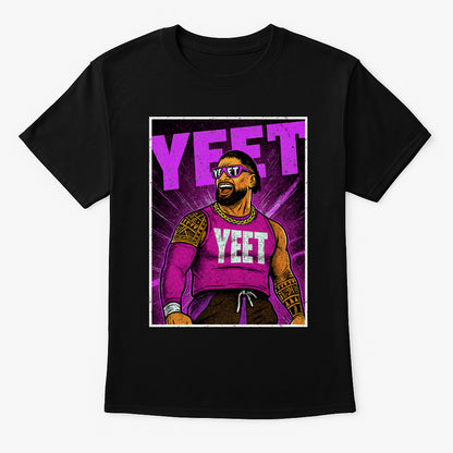 Jey Uso “YEET” Wrestling Unisex T-Shirt Purple Power Edition
