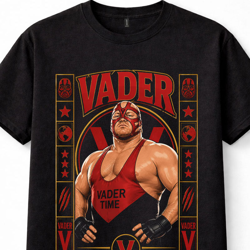 Vader WWE WCW Vader Time Big Van Vader Wrestling Legend Unisex T-Shirt