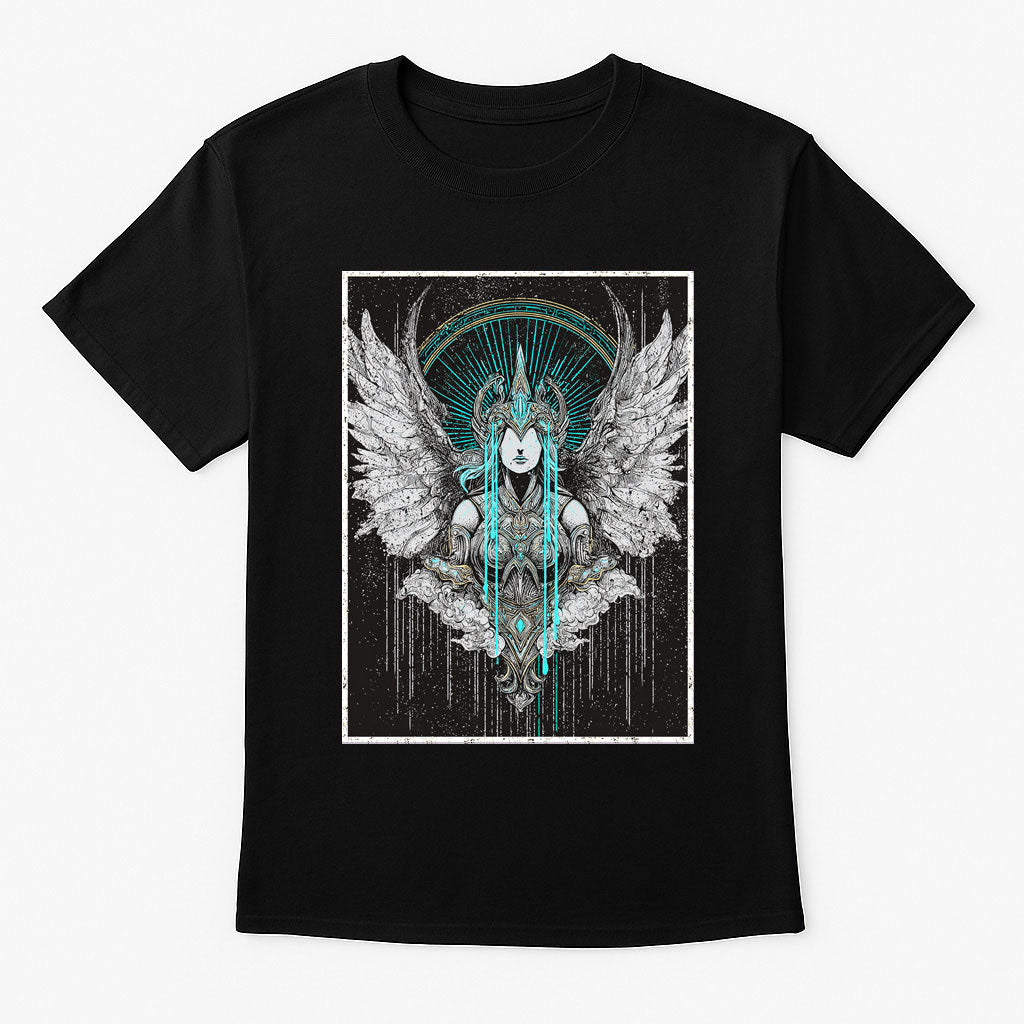 Valkyrie Ascendant Norse Myth Angelic Warrior Gothic Fantasy Unisex T-Shirt