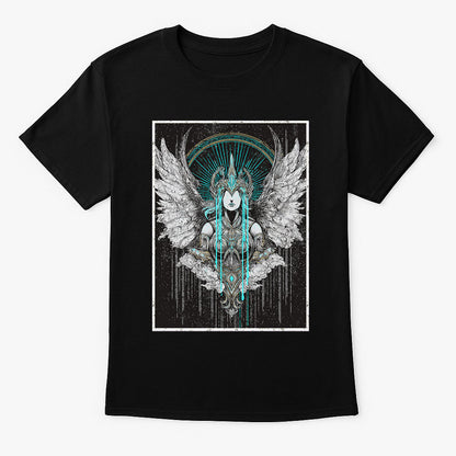 Valkyrie Ascendant Norse Myth Angelic Warrior Gothic Fantasy Unisex T-Shirt