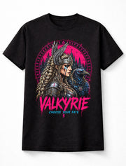 Valkyrie Viking Warrior Raven Norse Mythology Unisex T-Shirt