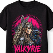 Valkyrie Viking Warrior Raven Norse Mythology Unisex T-Shirt