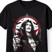 Anime Vampire Lord Gothic Horror Dracula Graphic Unisex T-Shirt