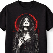 Vampire Queen Gothic Horror Blood Moon Dark Fantasy Unisex T-Shirt