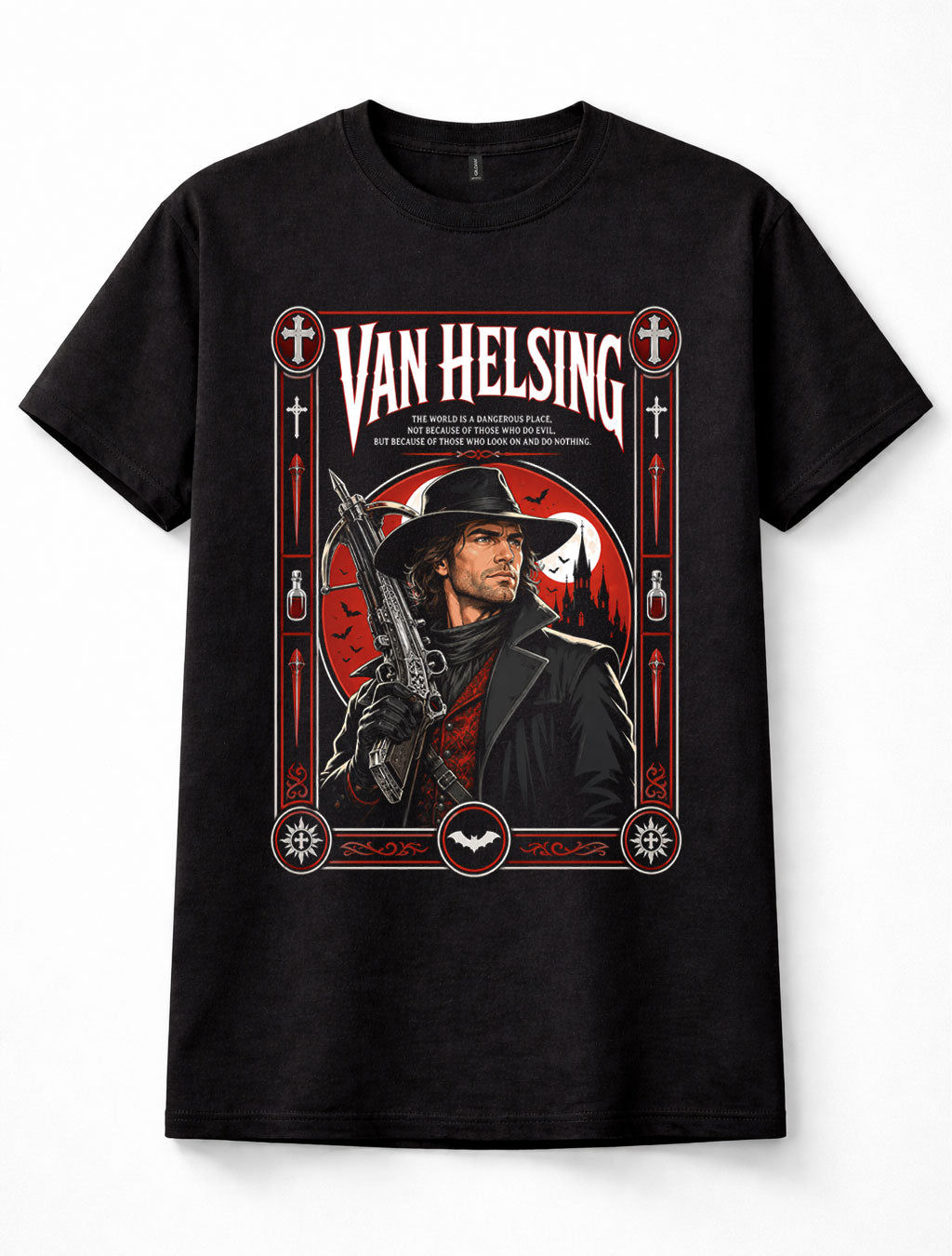 Van Helsing Vampire Hunter Dracula Horror Unisex T-Shirt