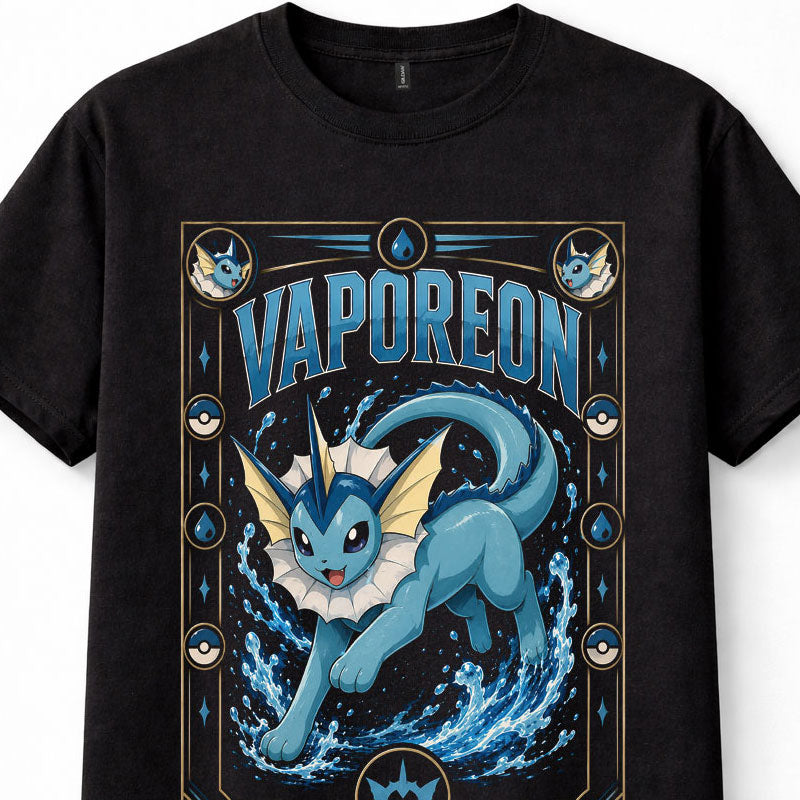 Pokemon Vaporeon Water Type Eeveelution Unisex T-Shirt