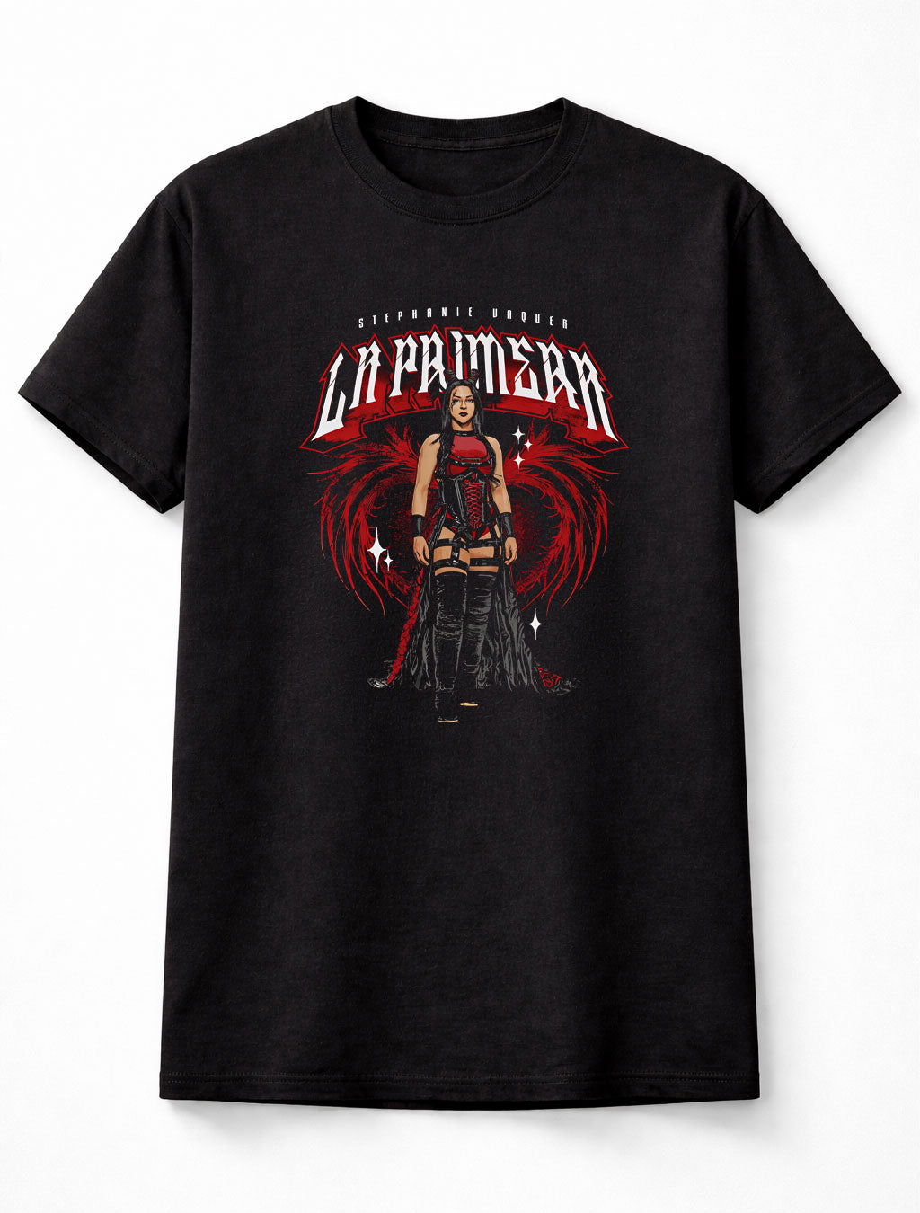 Stephanie Vaquer “La Primera” Crimson Graphic Adults & Kids Unisex T-Shirt