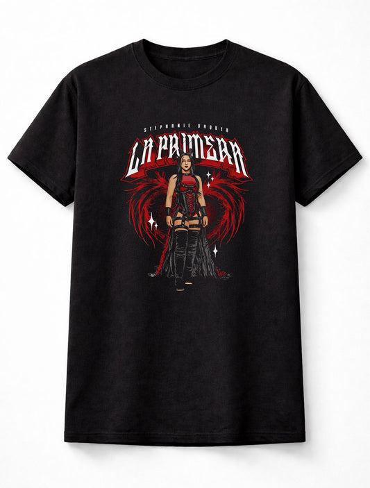 Stephanie Vaquer “La Primera” Crimson Graphic Adults & Kids Unisex T-Shirt